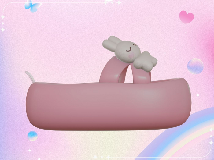 Minami :: Puffy Sandals (Flamingo)