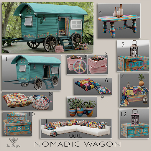 11 Bee Designs Nomadic Wagon RARE