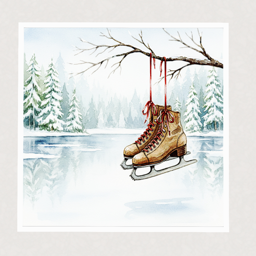 WwL Frozen Forest Hush Paintable Frame