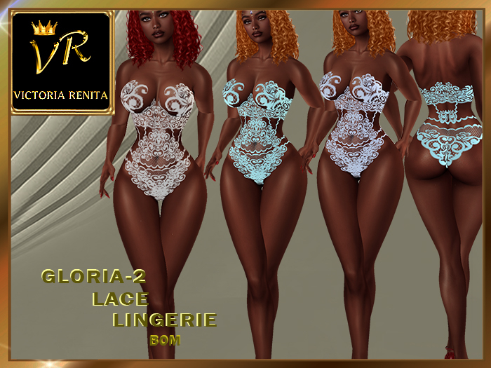 VR* LACE LINGERIE *GLORIA* set-2
