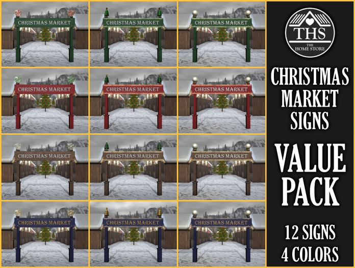 CHRISTMAS MARKET - CHRISTMAS MARKET SIGN