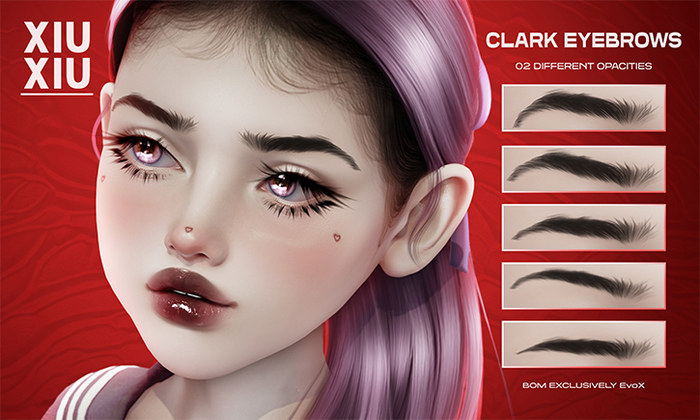 XiuXiu - Clark eyebrows DEMO