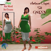 Arlowe LoveMomma Capri Set - GREEN [ADD]