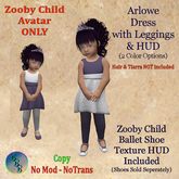 Arlowe Zooby Child Simple Dress Set - EGGPLANT [ADD]