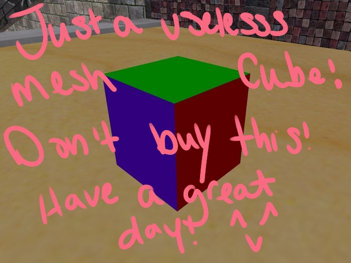 A Deluxe Mesh Cube