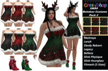 Crazy XMAS Reindeer Costume Pack 2