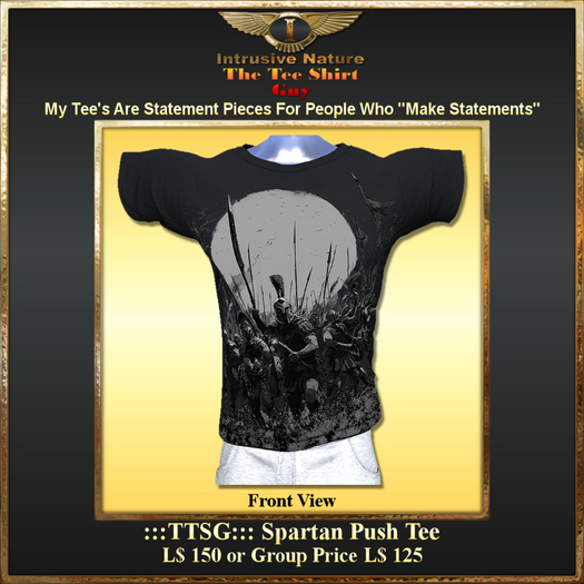 :::TTSG::: Spartan Push Tee
