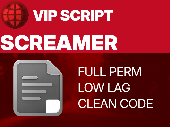 ScreamMaster 3000 | FULL PERM SCRIPT | Turn Any Simulation Into a Heart-Pounding Horror Experience