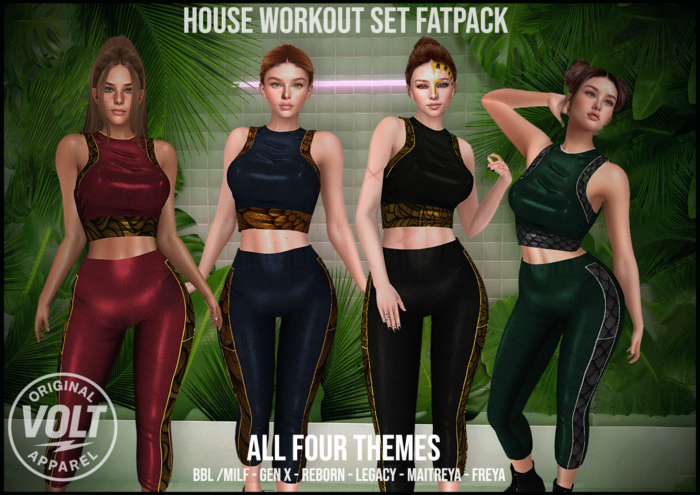 Women’s Workout Set Fatpack – Athletic Witch Collection