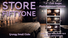 NEW! * 4 * Grungy Stage Photo Studio Backdrop Textures - 2K Rez! - Store FiftyOne :) 