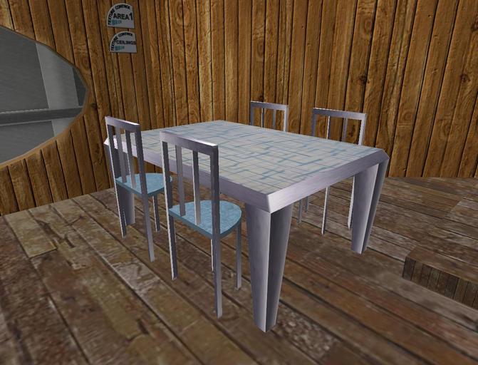 Antique Laminate Table & Chairs set