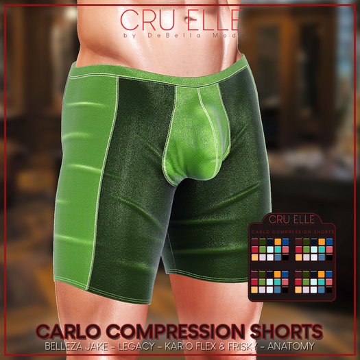 .:CruElle:. Carlo Compression Shorts[add]