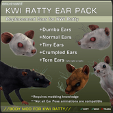 BRDMRT - KWI Ratty Ear Pack