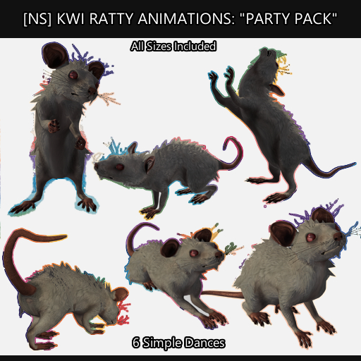 [NS] KWI RATTY ANIMATIONS: "PartyPack"