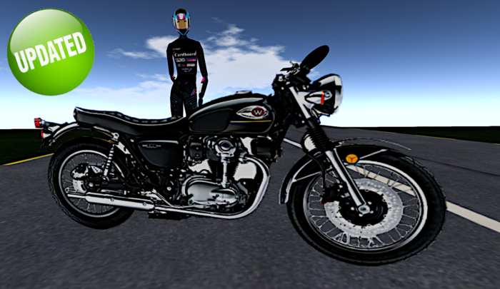 RIDEABLE Kawasaki W800 Cardboard