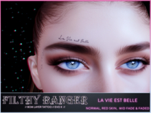 FB - La vie est belle - (lel EvoX) - eyebrow tattoo
