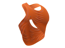 TwoSided Crop Tank Look orange