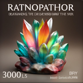 Ratnopathor Luminous Crystal Cluster Tip Jar – Second Life
