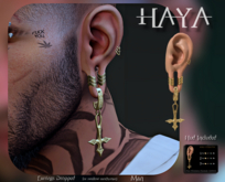 KOKOS-EARRING DROPPED HAYA