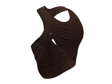 TwoSided Crop Tank Look brown