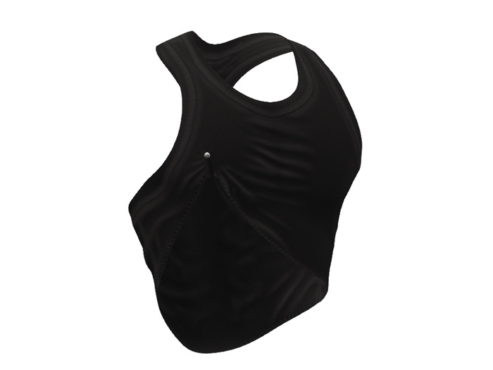 TwoSided Crop Tank Look black