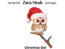 ZM PBR Christmas Owl FULL PERM MESH