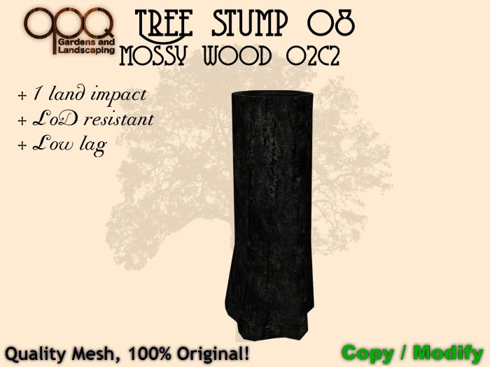 1 LI Mesh Tree stump - OPQ Tree stump 08 MW02C2