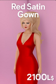 Red Satin Gown – Elegant Evening Wea Lilly WOMAN NIGHT DRESS - Lilly Apparels