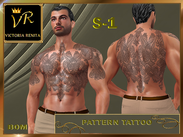 VR*PATTERN TATTOO *S-1*