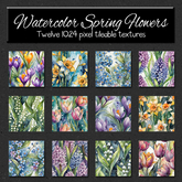*Wallflowers* Watercolor Spring Flowers