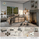 02.DD Nori Wrought Iron Bed-PG Boxed RARE