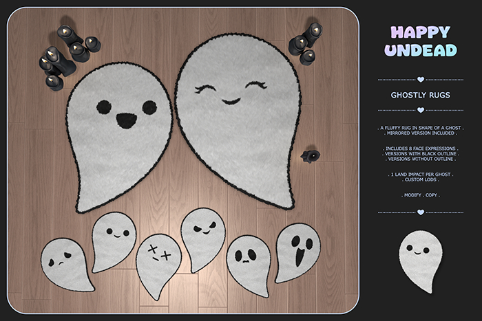 Happy Undead - Rugs Ghost Family