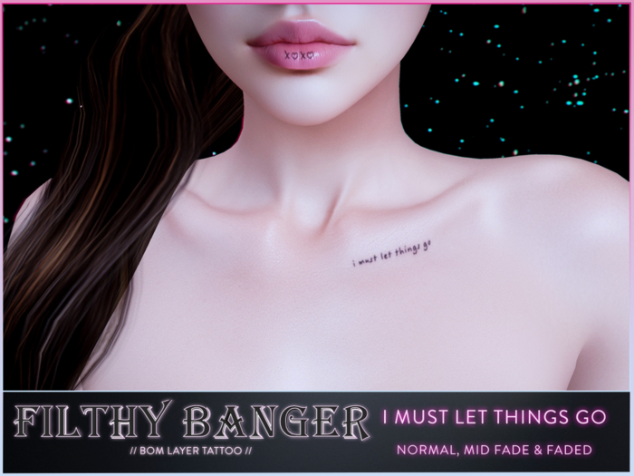 FB - I must let things go - collarbone tattoo