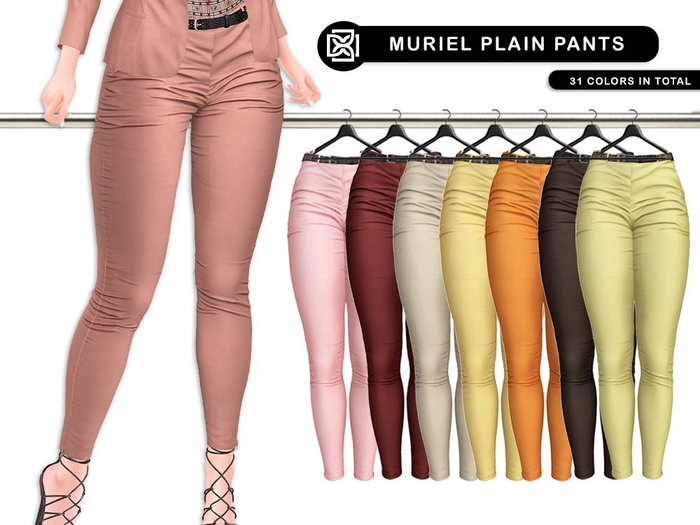 Addams // Muriel Plain Suit Pants // FATPACK