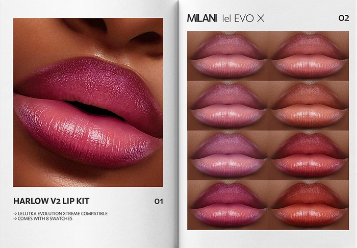 MILANI - "HARLOW V2" LIP KIT / DEMO