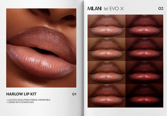 MILANI - "HARLOW" LIP KIT / FATPACK