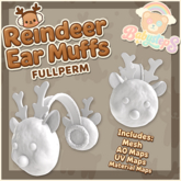 {Babysteps} Reindeer Earmuffs _FULLPERM