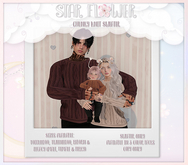 .{* Star Flower *}. Chunky Knit Sweater (K) [Dark Pack]