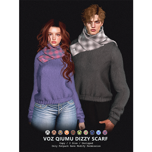 [VOZ] QiuMu Dizzy Scarf (Fatpack)