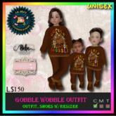 *LVD* * Gobble Wobble Sweats - TD/BeBe Toddler