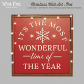 {wn} Christmas Wall Art - RED 