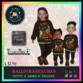 *LVD* Hallowthanksxmas Sweats - Youth/Tweeneedoo