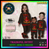 *LBD* Thankful Sweats - TD/BeBe Toddler
