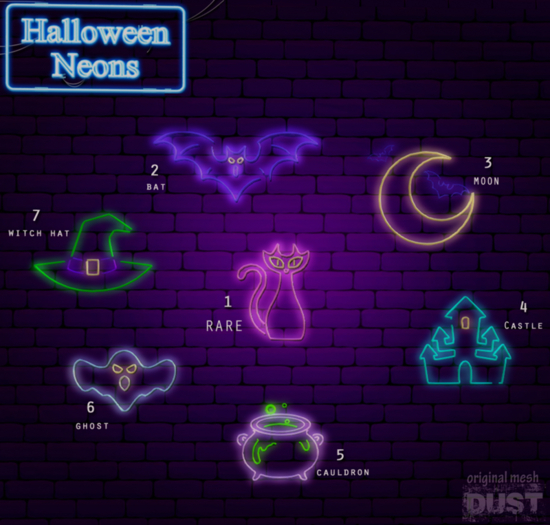 1 DUST: Cat Neon RARE