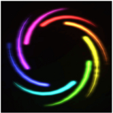 Eiagra's Rainbow Whirlygigs - Wearable Rave Lights (Full Perm)