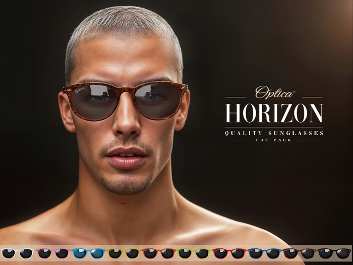 [OPTICA] THE PREMIUM HORIZON GENTS SUNGLASSES
