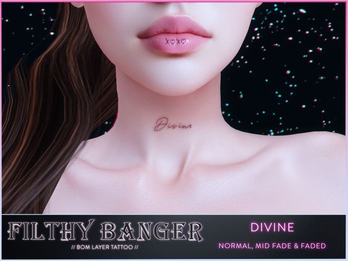 FB - Divine neck tattoo