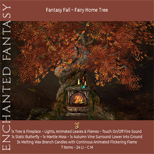 Fantasy Fall ~ Fairy Home Tree Set