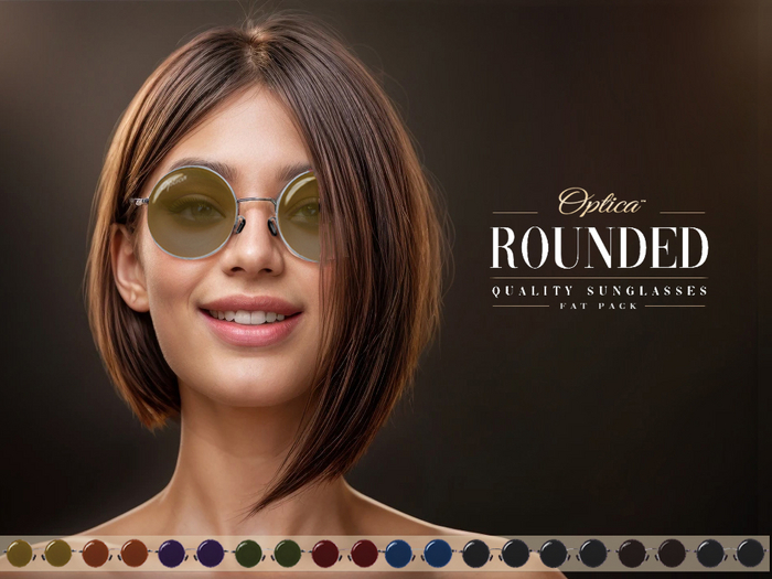 [OPTICA] THE PREMIUM ROUNDED LADIES SUNGLASSES