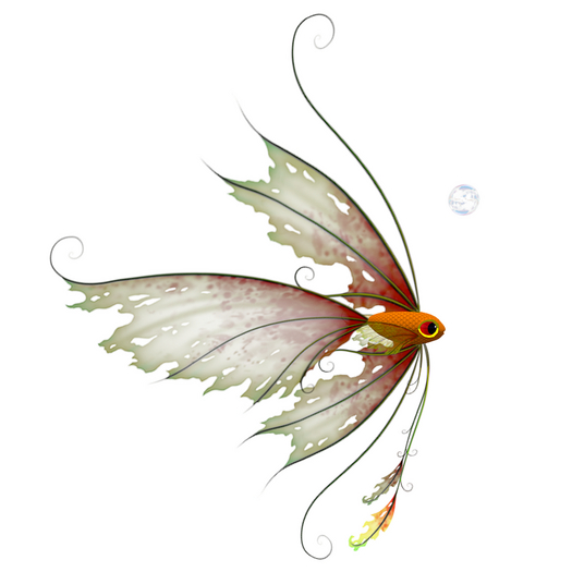(7S) Uncommon Fish: Orange Ragged Fish